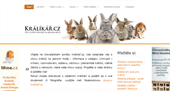 Desktop Screenshot of kralikar.cz